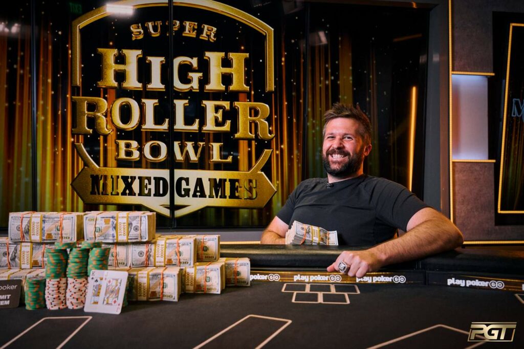 Chad Eveslage Ships Super High Roller Bowl Mixed Games 