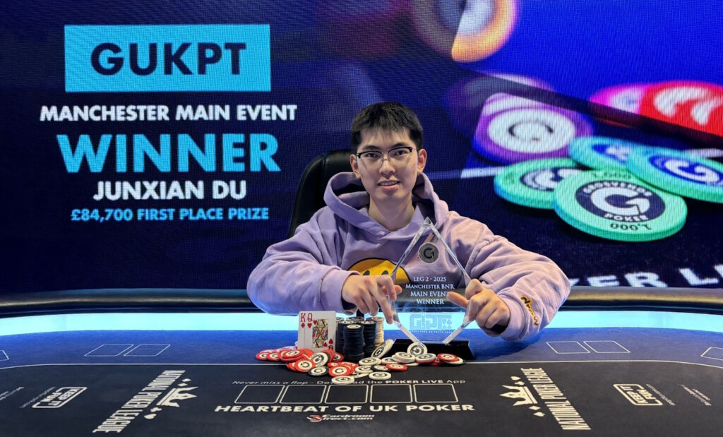 Junxian Du GUKPT Manchester Winner