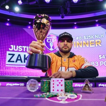 Justin Zaki Wins His Third PGT Title in PokerGo Cup Closing Event #8