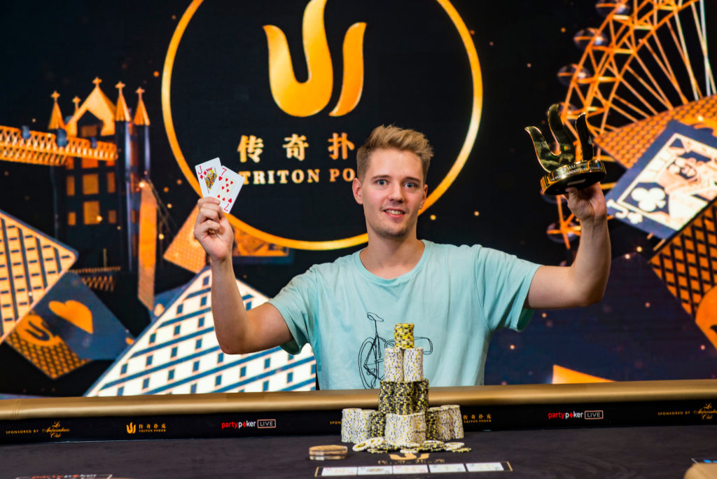 Linus winning Triton event