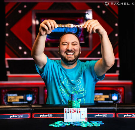 2024 WSOP: Nikolay Fal Wins First Bracelet in $1,500 7-Card Stud Hi-Lo