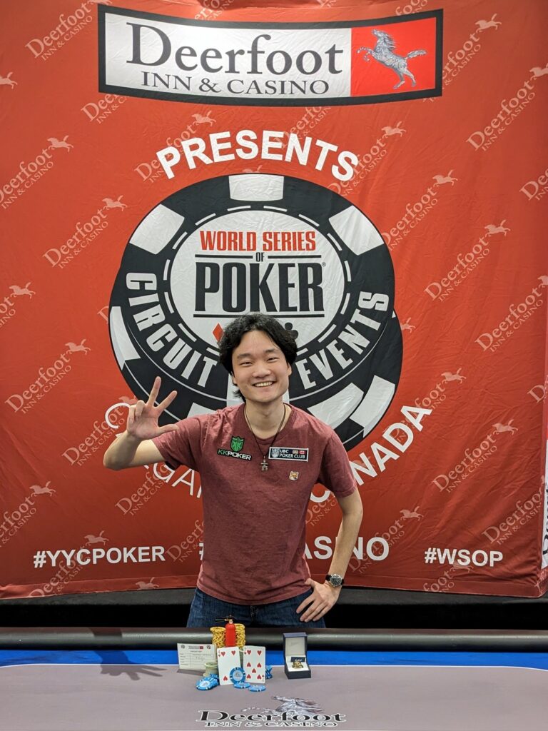 David Ko Winner of E12 at 2024 WSOP-C Calgary May