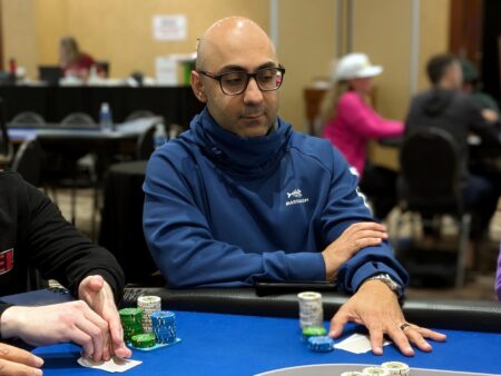 Ashkan Razavi Leads Final 14 in 2025 WSOP Circuit Calgary Main Event