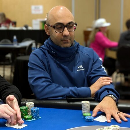 Ashkan Razavi Leads Final 14 in 2025 WSOP Circuit Calgary Main Event