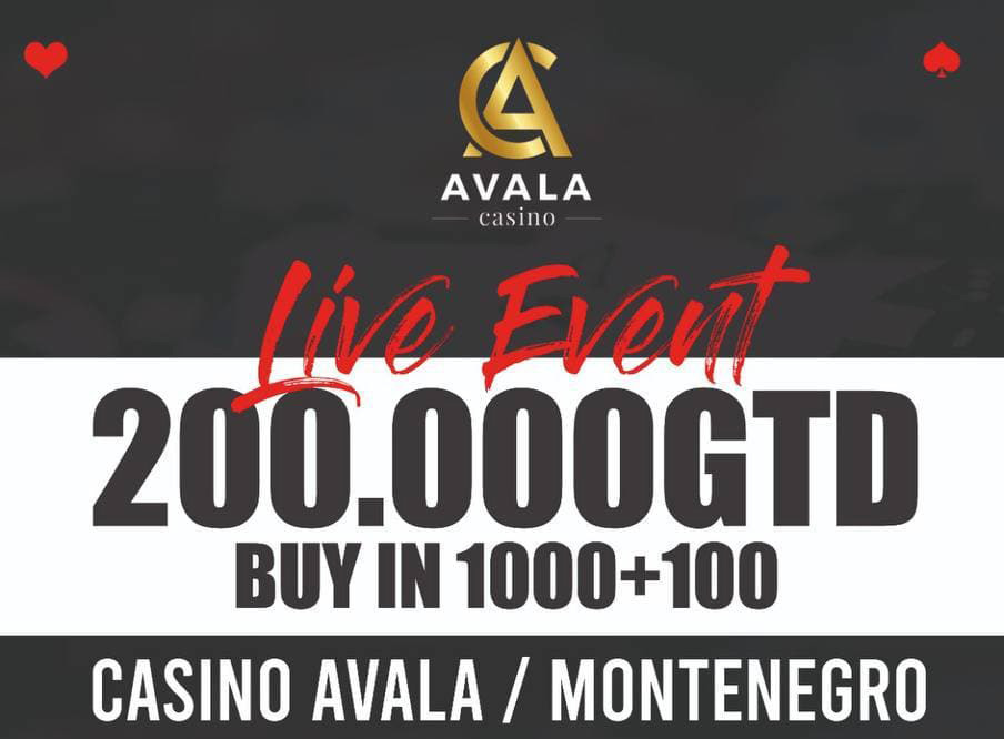 Live Poker Action in Casino Avala, Montenegro; FREE Stay at a Luxury Hotel with PokerPro!