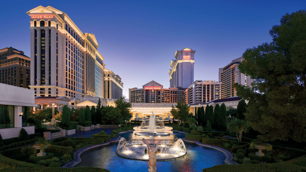 Iconic Caesars Palace Exterior