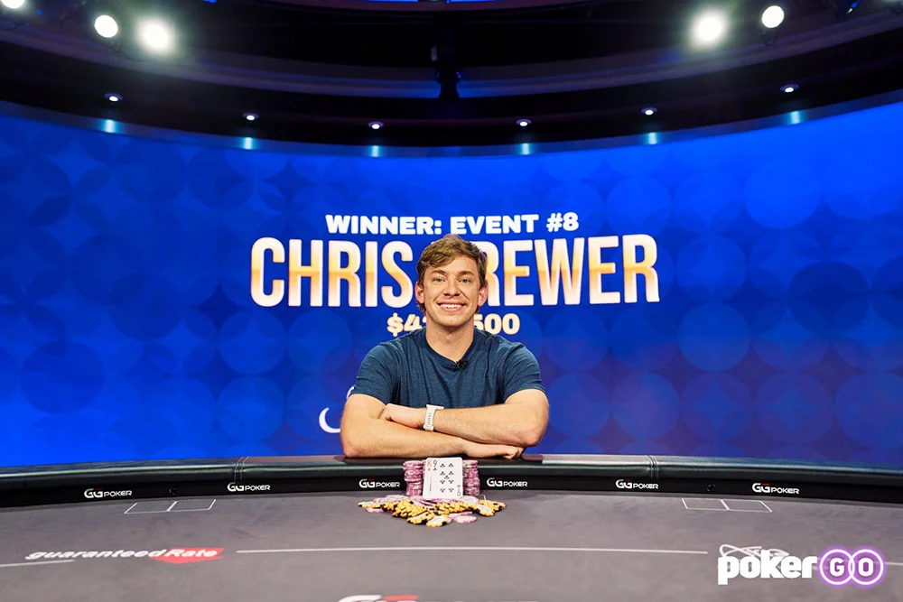 Chris Brewer Wins Event #8: $25,000 NL Hold’em at the 2021 Poker Masters For $427,500