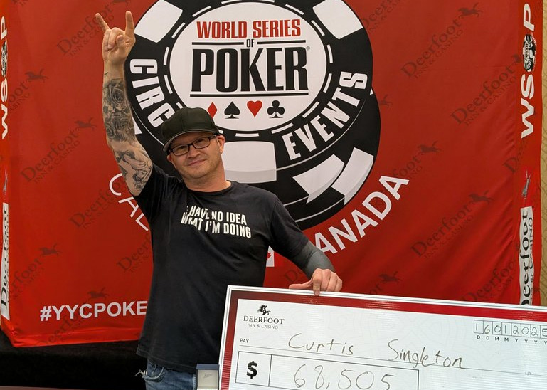 Curtis Singleton 2025 WSOP Circuit Ring Win