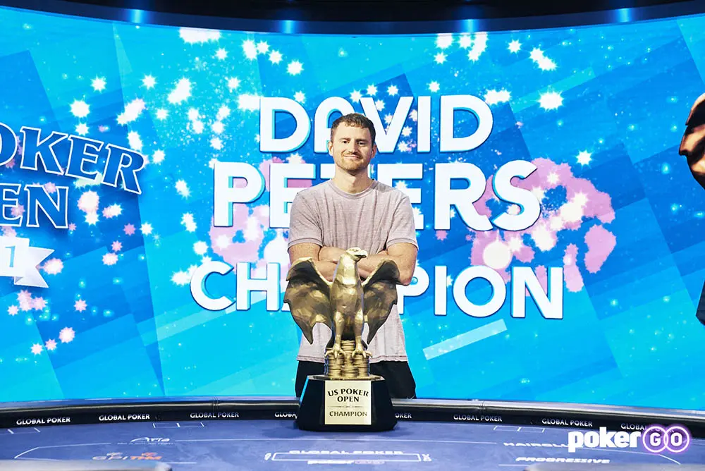 David Peters Goes Back-To-Back as U.S. Poker Open Champion