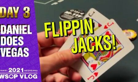 SI FLIPPIN POCKET JACKS in the $25,000 HIGH ROLLER – 2021 DNegs WSOP Poker VLOG Day 3