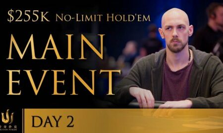 Triton Poker Series JEJU 2018 – Main Event No Limit Hold’em $255K Buy-In, Day 2