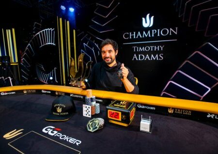 Tim Adams Claims Second Main Event Victory at Triton Super High Roller Series