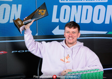 Dylan Bradley Snags the Title and £71,650 at UKIPT London Main Event