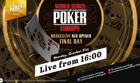 2022 WSOP Europe Event #1: €350 NLH Opener Final Day