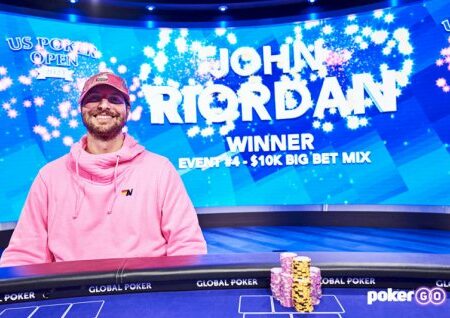 John Riordan Claims Big Bet Mix Title at 2021 U.S. Poker open