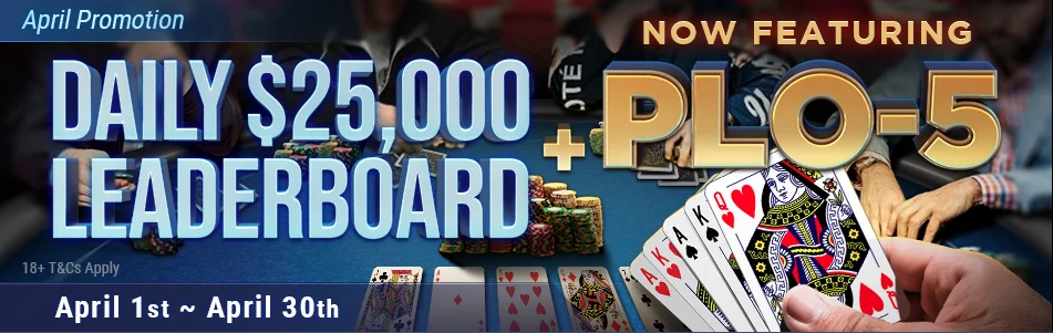 Brand New PLO-5 Cash Games & N-Stack Tournaments on GGNetwork