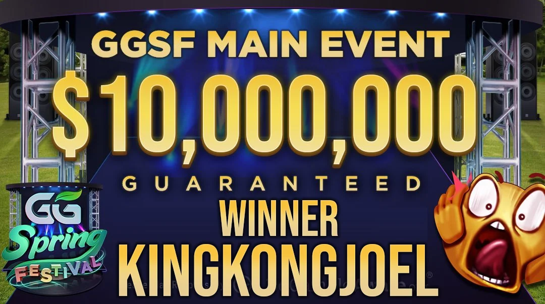 'KingKongJoel' Winner of GG Spring Series Main Event