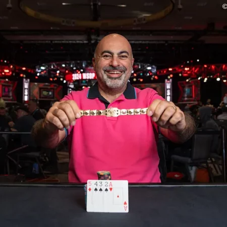 2024 WSOP: Arash Ghaneian Thriumps in Event #74: $10,000 Seven Card Stud Hi-Lo 8 or Better Championship