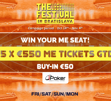 Your Last Chance to Win a Seat at The Festival Bratislava with ChampionPoker