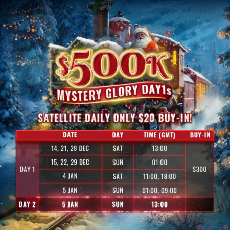 Play For $500K in KKPoker’s Mistery Glory with Daily $20 Satellites