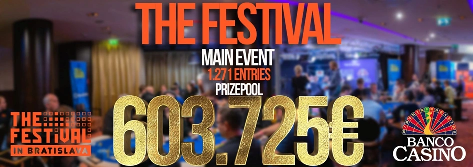 16 Players Left in The Festival Main Event – Play Continues at 14.00 CET