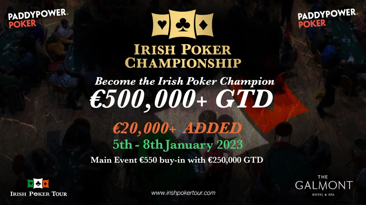 Josh Stewart Second in Irish Poker Tour's First Ever Mystery Bounty Event!