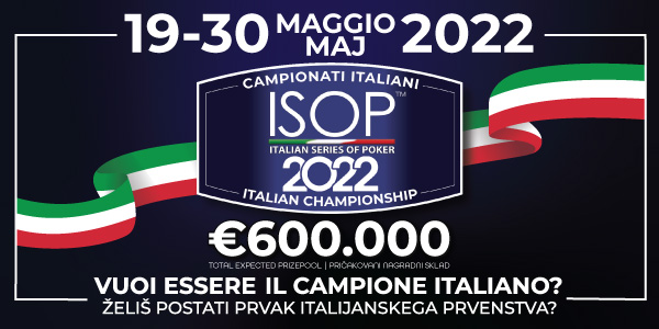 ISOP Italian Championship Starts On 19 May in Casino Perla, Slovenia