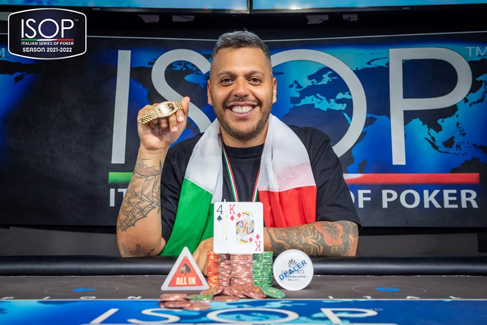 Italo Modena Wins ISOP Campionati 2022 Main Event Bracelet and €35,000