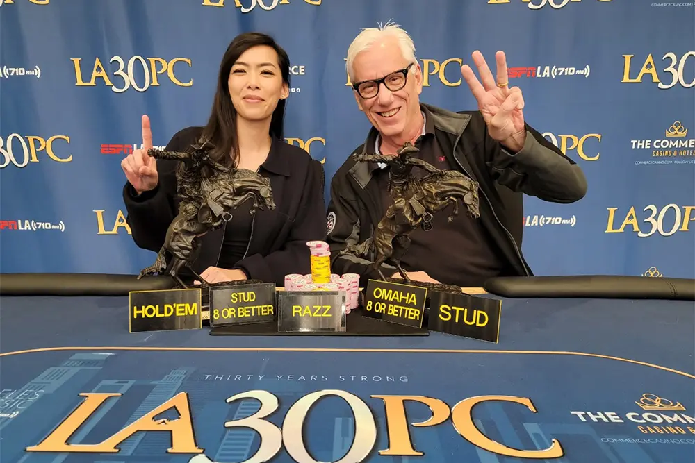 Hollywood Actor James Woods and Lynda Tran Win in Partners Mixed Event at LAPC