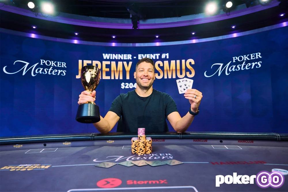 Poker Masters 2022 Underway; Jeremy Ausmus Captures Event #1; Two Cheaters Banned