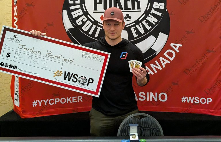 Jordan Banfield 2025 WSOP Circuit Calgary Ring Winner