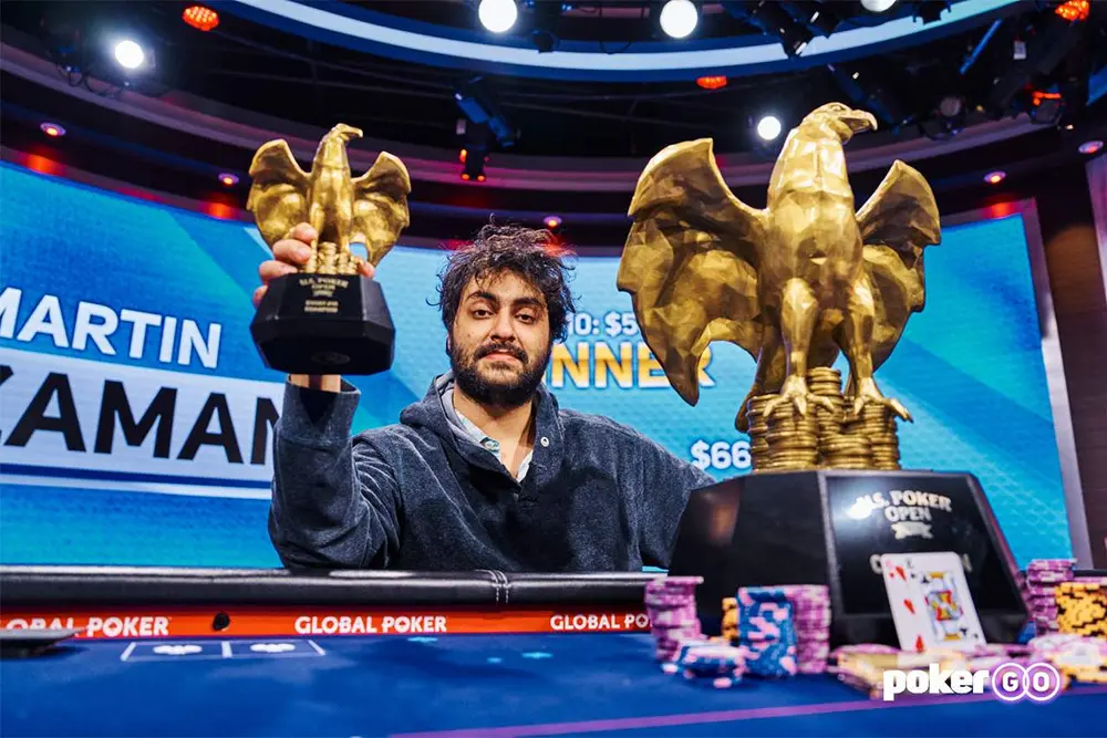 Martin Zamani Wins 2023 U.S. Poker Open Finale for $666,000