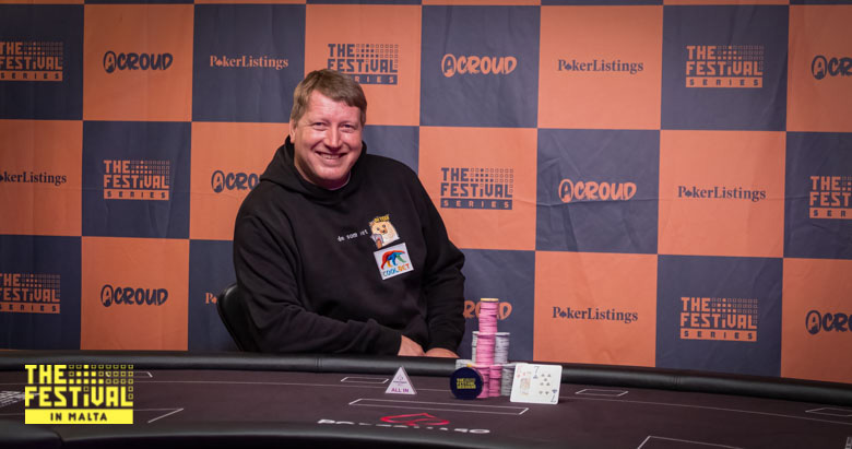 Norwegian Oystein Brenden Big Winner of The Festival Malta Main Event