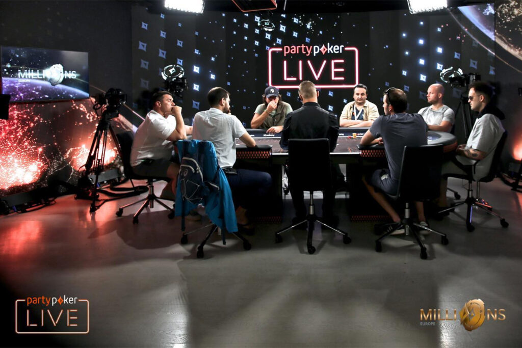 Final Table play in a 2022 PartyPoker LIVE Event. Photo: PartyPoker.