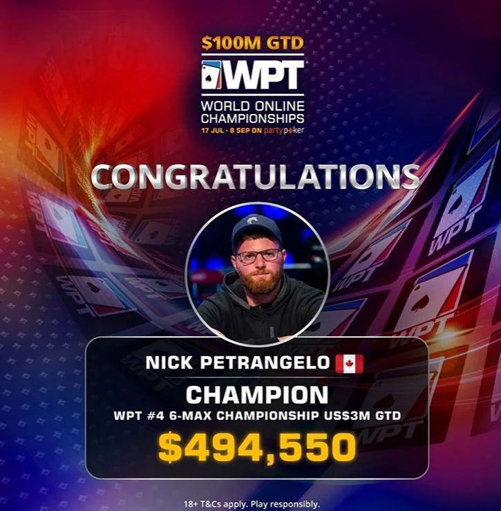 Partypoker hosting a WPT Online Championship while WSOP is running