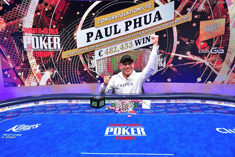 Triton Boss Paul Phua Captures €25k High Roller Bracelet