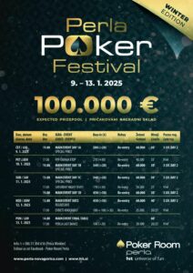 2025 Perla Poker Festival Winter Edition Full Schedule