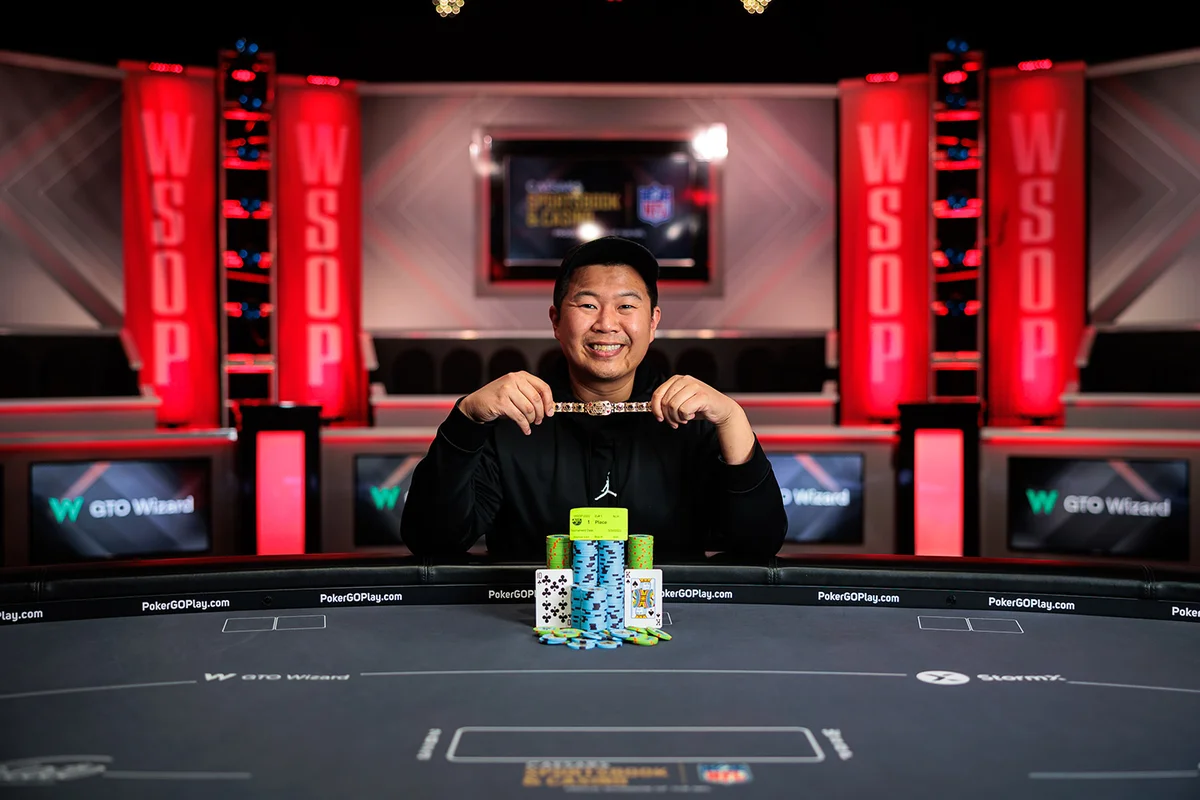 2023 WSOP Day 2: Peter Thai Wins First 2023 WSOP Bracelet