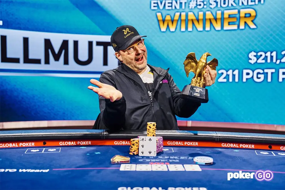 Phil Hellmuth Captures First PokerGO Tour Title