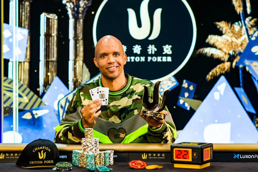 Phil Ivey Wins Triton Poker $75,000 Short Deck Event For $1.2 Million