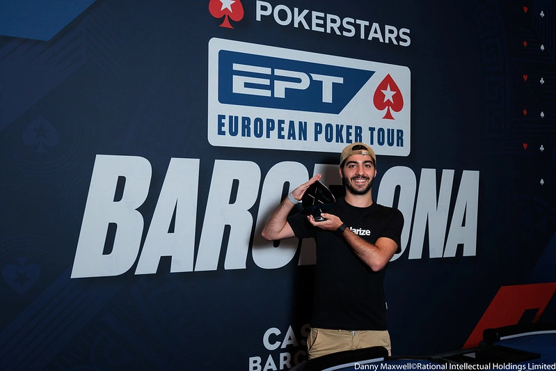 Portuguese Ricardo De Andrade Seizes Victory at €3,000 EPT Mystery Bounty in Barcelona