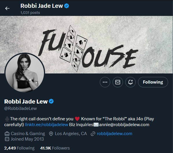 Robbi Jade Lew Teases Garrett Adelstein on Anniversary of Infamous J4 Hand