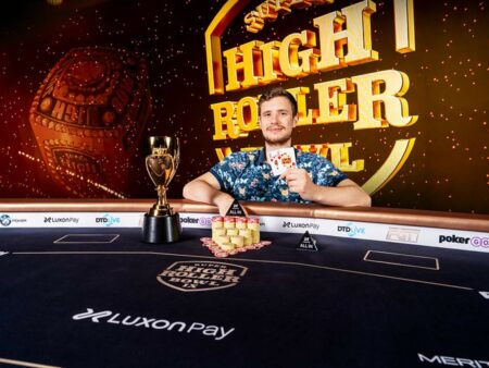 Roman Hrabec’s Incredible Year Continues with Victory in Super High Roller Series Event #1