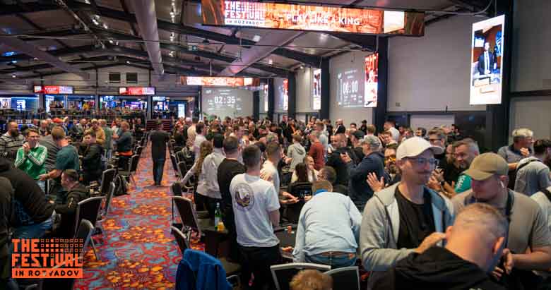 The tournament area during the Festival Rozvadov 2025.