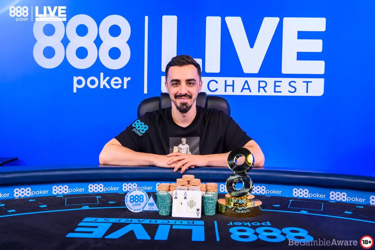 Bucharest Celebrates as Viorel Gavrila Takes 888poker LIVE Trophy