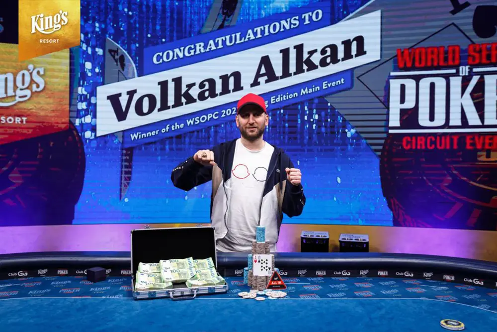 Volkan Alkan Wins WSOPC Main Event in Kings Casino, Rozvadov for €160,500