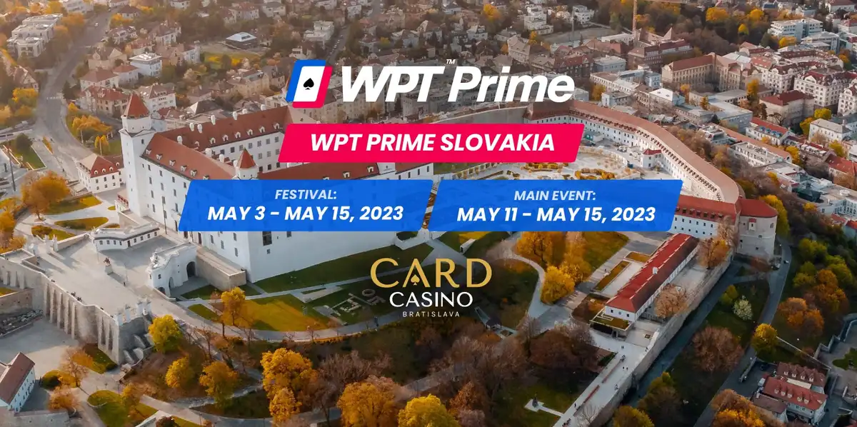 World Poker Tour Coming to Bratislava for the WPT Prime Slovakia