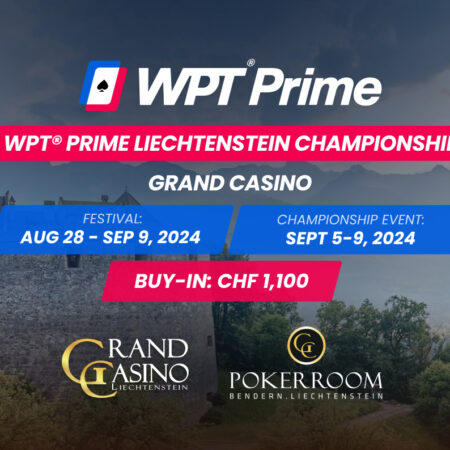 WPT Prime Returns to Liechtenstein with CHF 1 Million GTD Championship