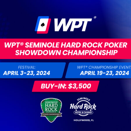 WPT Seminole Championship Awaits with a $3M GTD Prize Pool