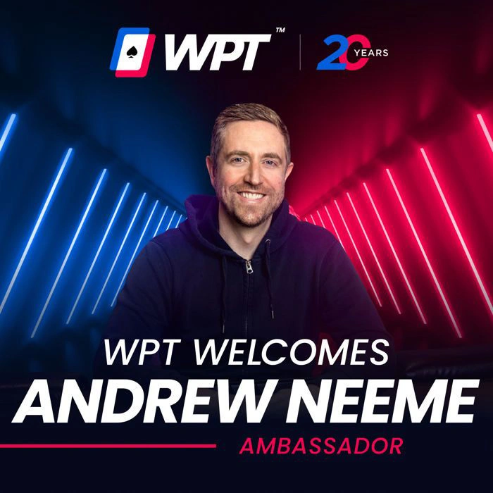 WPT Welcomes Andrew Neeme To Their Growing Ambassador Lineup